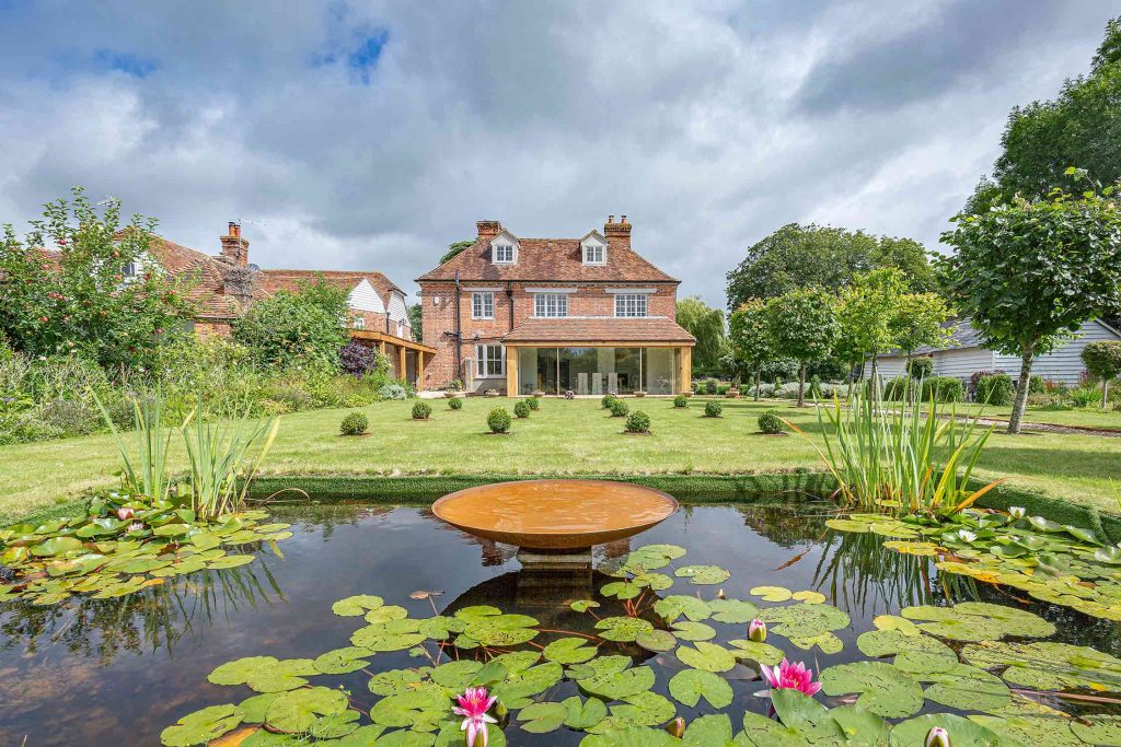 Vista del parco di Villa Ashford