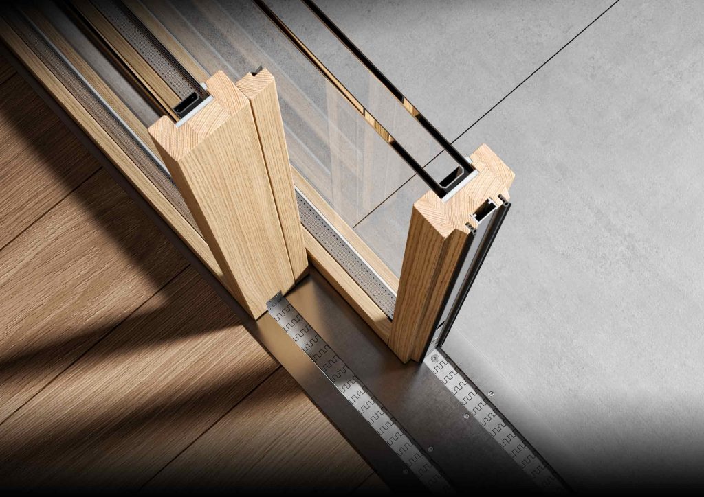 Vista dall'alto di un alzante a levitazione magnetica