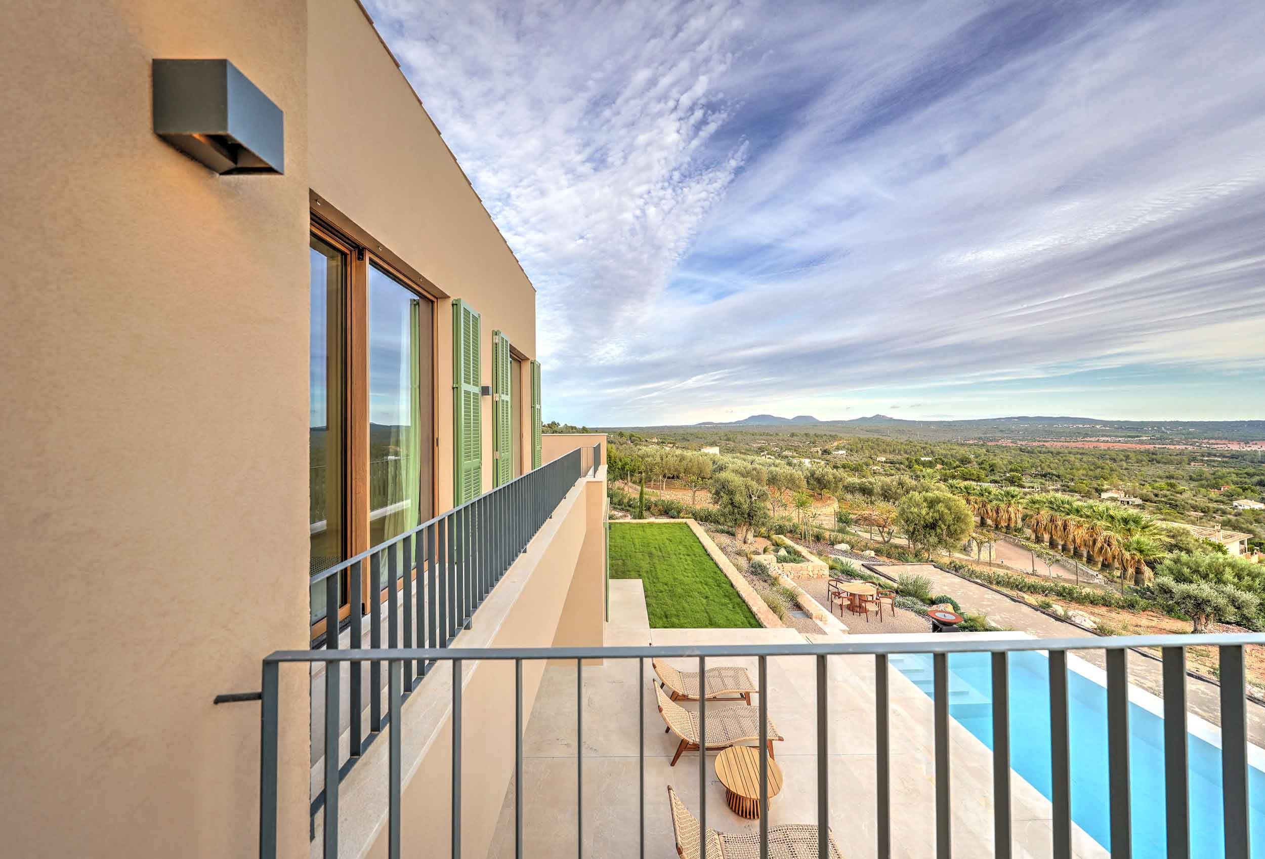 Esterni di Villa Palma di Maiorca – Vista dalla terrazza