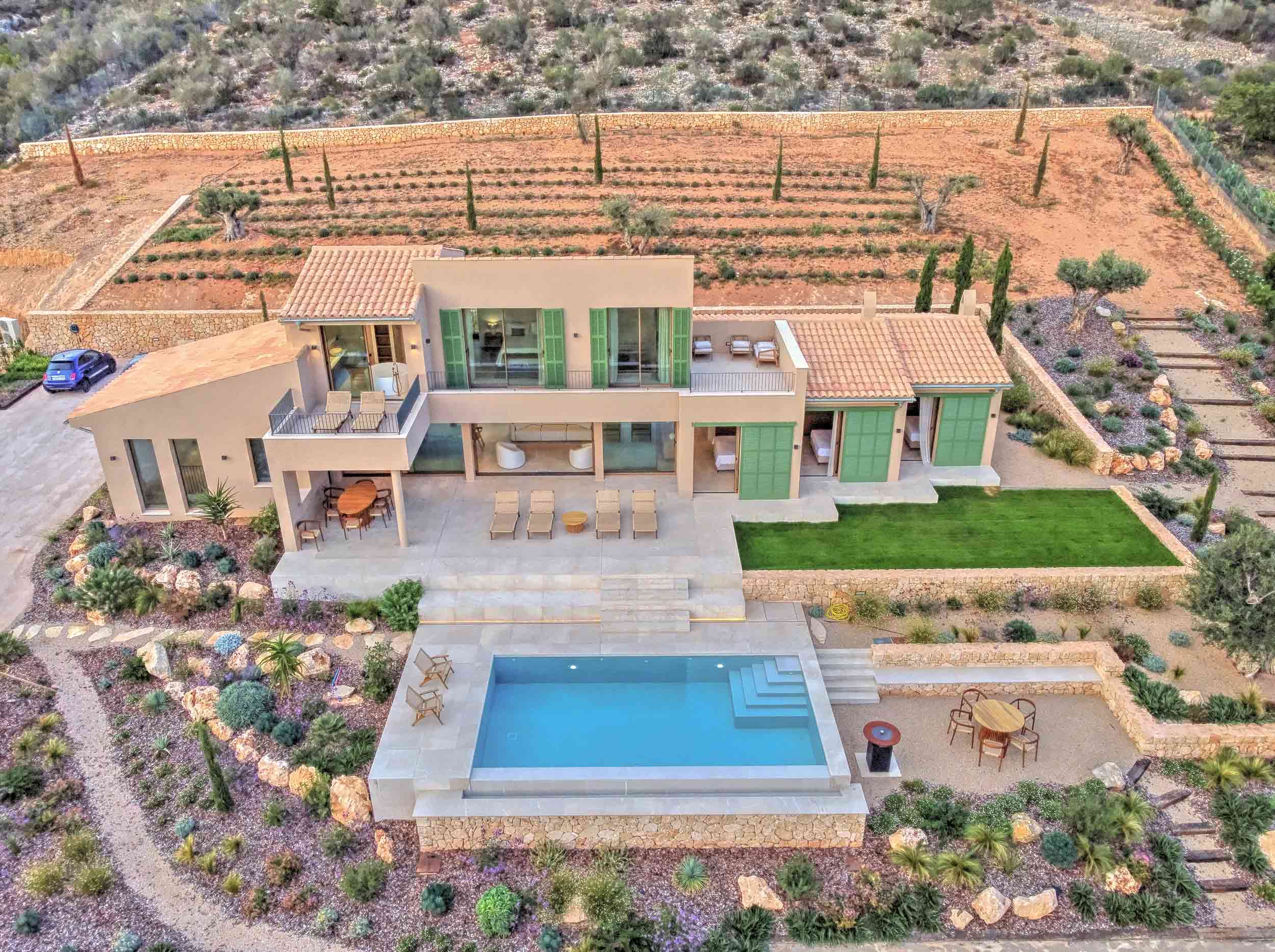 Esterni di Villa Palma di Maiorca – Vista di fronte