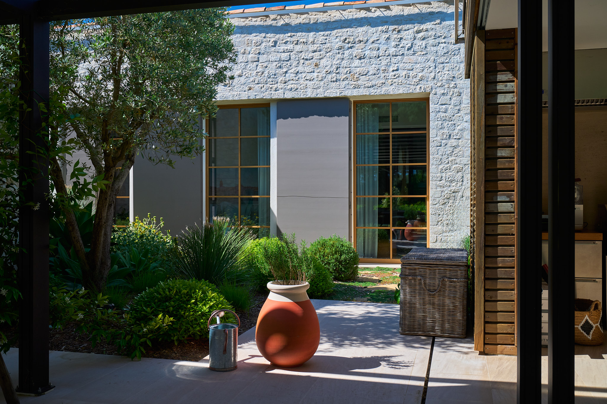 Finestre Skyline Minimal Frames con profili in legno