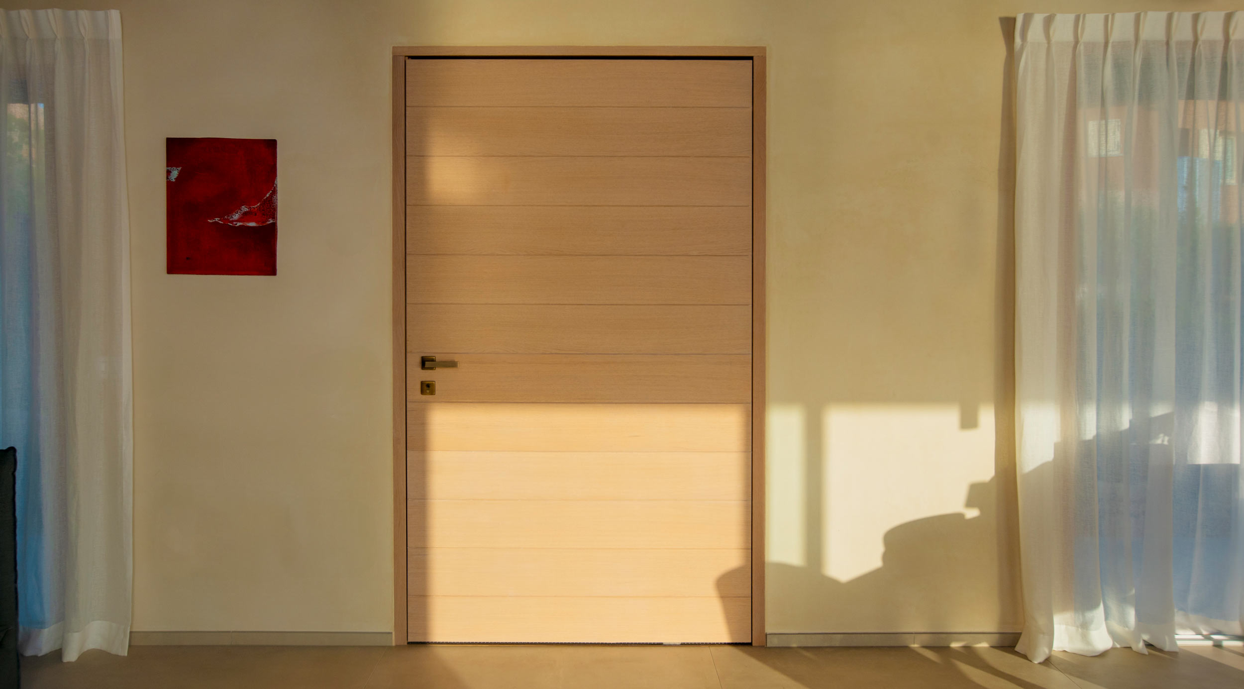 Porta Skyline door con maniglia Linea Vittoria