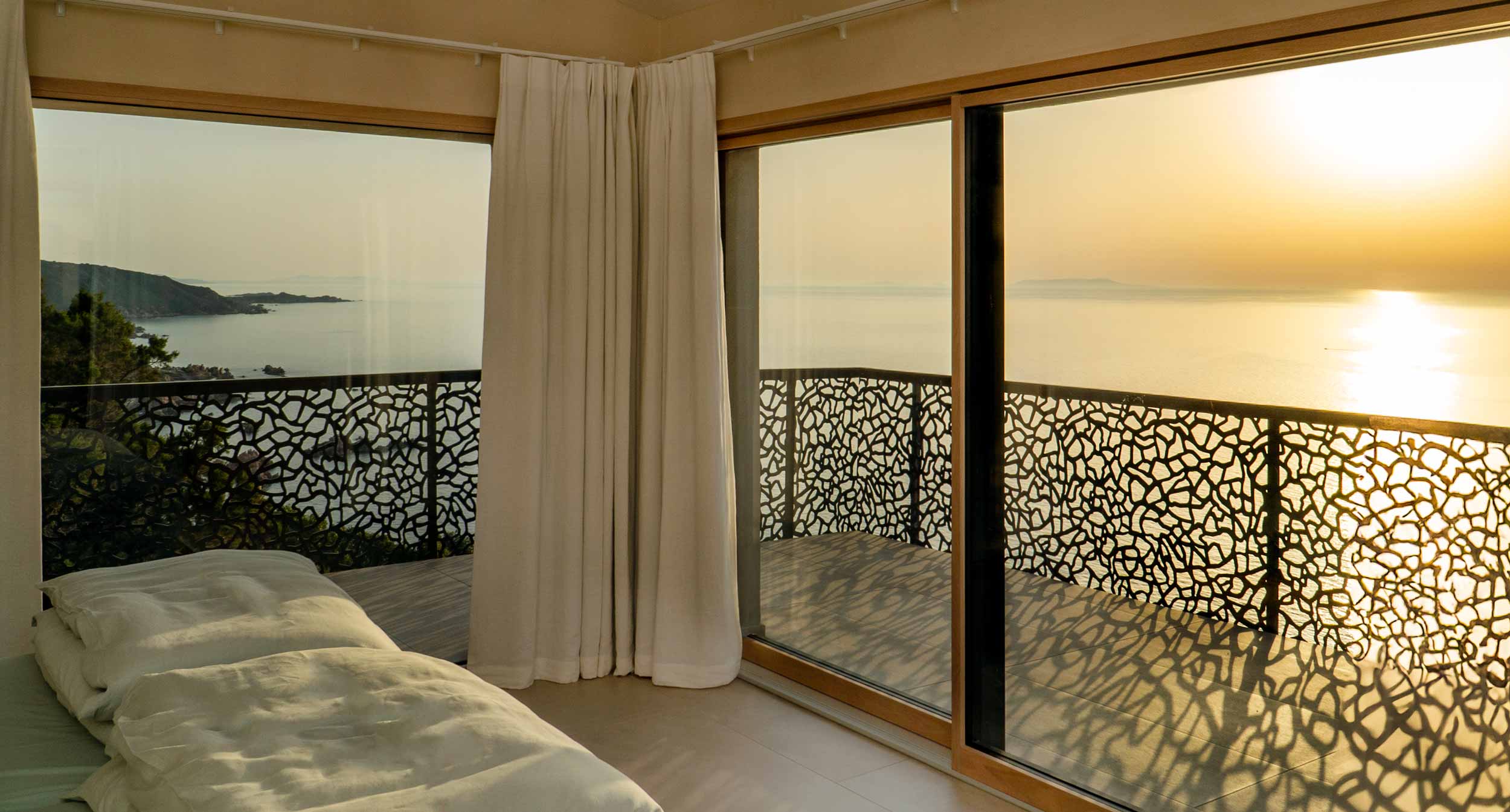 Vista dalla camera padronale di Villa Costa Paradiso