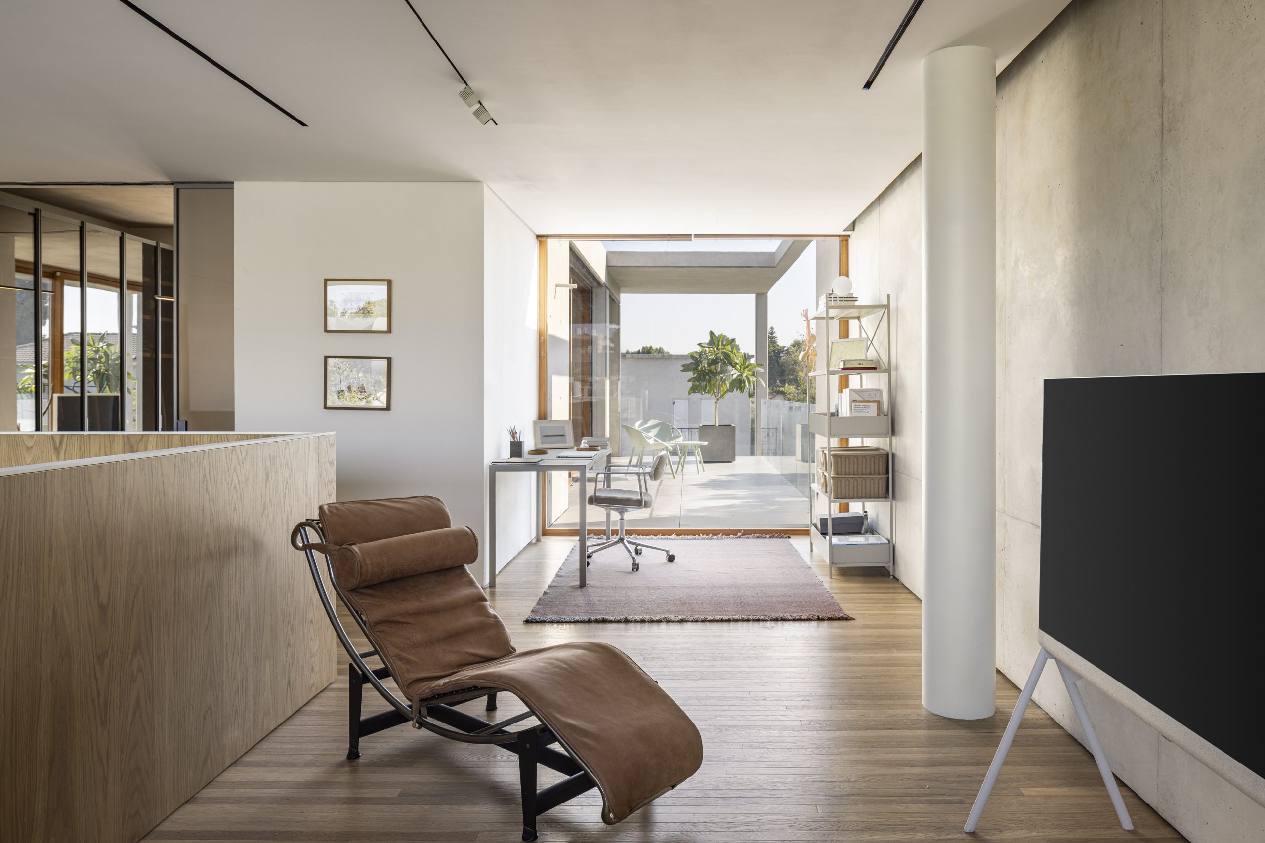 Finestra fissa con profili in legno HW80 Slim