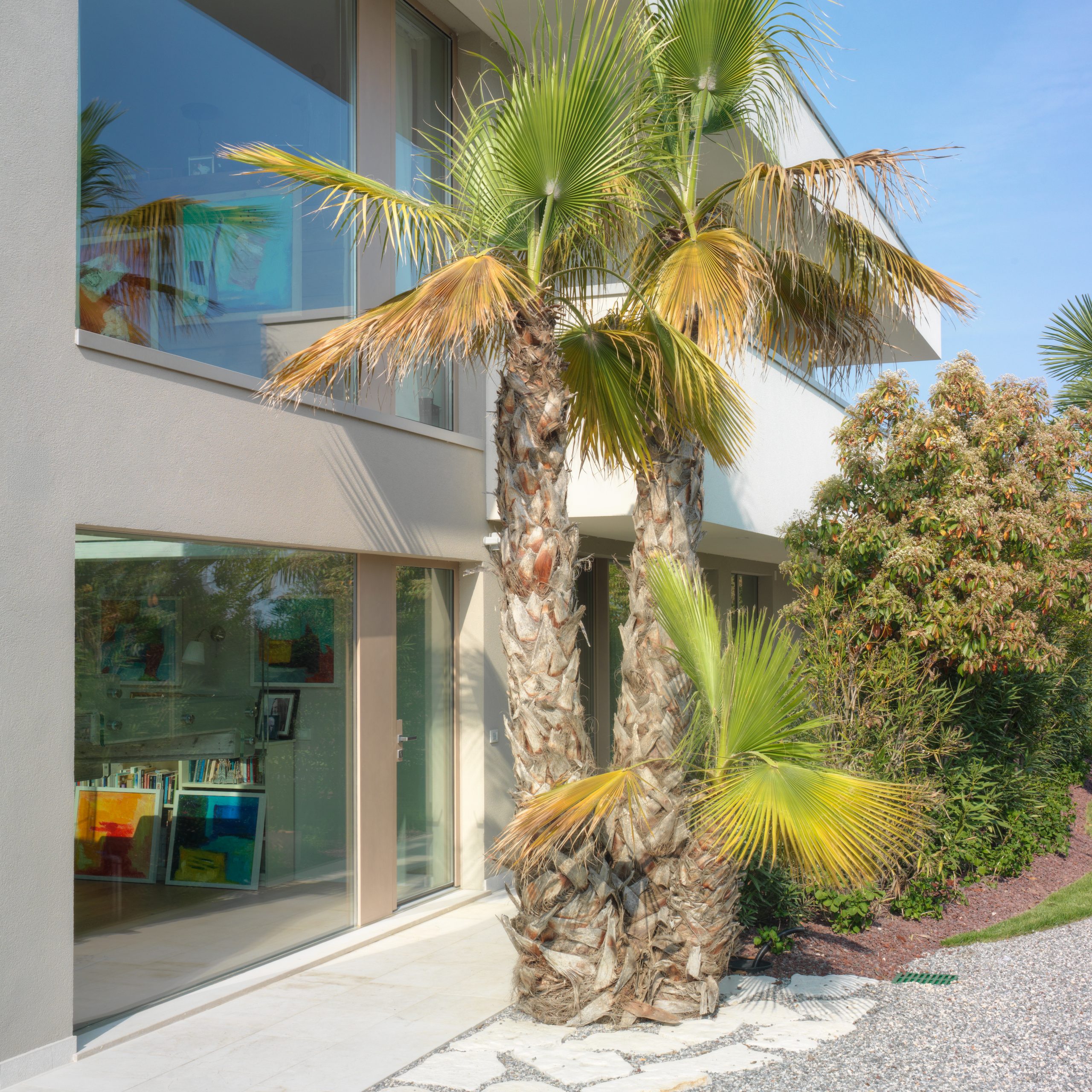 Skyline Entrance Door in abete laccato a campione